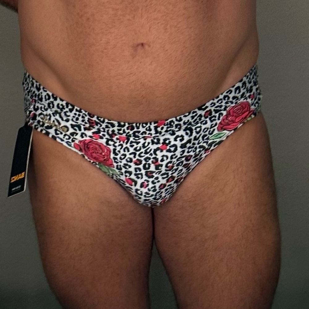 Bang! Miami Print Swim Briefs M - NWT